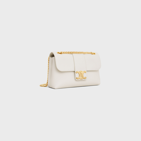 TEEN CELINE VICTOIRE BAG IN SUPPLE CALFSKIN WHITE - Image 2